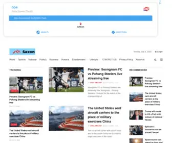 Thesaxon.org(The Saxon) Screenshot