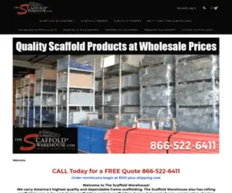 Thescaffoldwarehouse.com(The Scaffold Warehouse) Screenshot