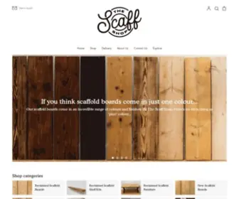 Thescaffshop.com(Reclaimed Scaffold Boards) Screenshot