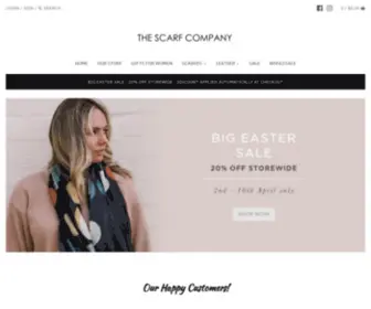 Thescarfcompany.com.au(The Scarf Company) Screenshot