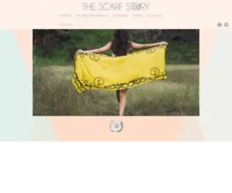 Thescarfstory.com(Beautiful Scarves) Screenshot