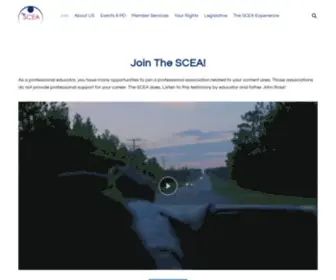 Thescea.org(The South Carolina Education Association) Screenshot