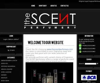 Thescentperfumery.com(The scent perfumery) Screenshot