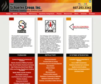 Theschaefergroup.com(The Schaefer Furnace Division) Screenshot