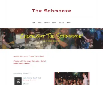 Theschmooze.com(Theschmooze) Screenshot