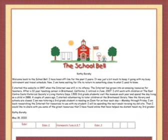 Theschoolbell.com(Welcome) Screenshot