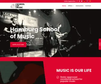 Theschool.de(Hamburg School of Music) Screenshot