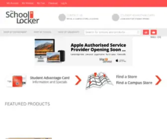 Theschoollocker.com.au(Theschoollocker) Screenshot