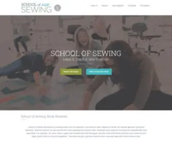 Theschoolofsewing.com(School of Sewing) Screenshot