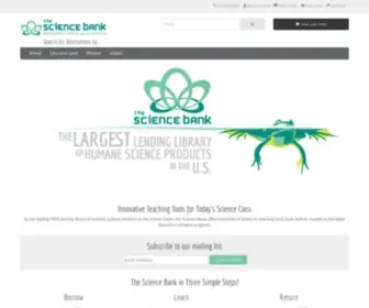 Thesciencebank.org(The Science Bank) Screenshot