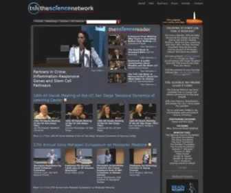 Thesciencenetwork.org(The Science Network) Screenshot