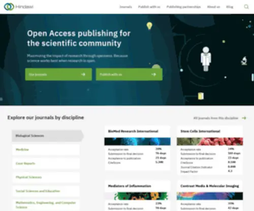 ThescientificWorld.com(The Scientific World Journal) Screenshot