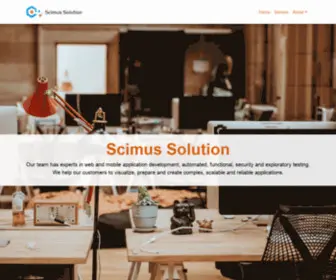 Thescimus.com(Web Development) Screenshot