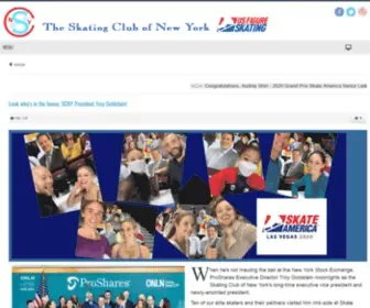 Thescny.org(The Skating Club of New York) Screenshot