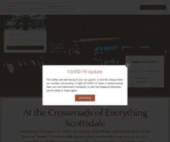 Thescottsdaleresort.com(Scottsdale Resorts) Screenshot