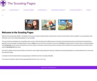 Thescoutingpages.org.uk(The Home of Usual Scouting Facts) Screenshot