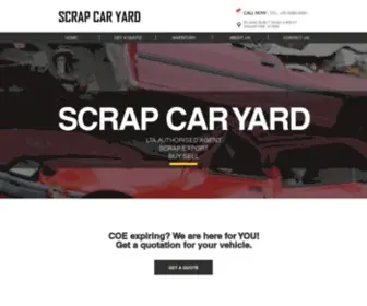 Thescrapcaryard.com(Scrap Car) Screenshot