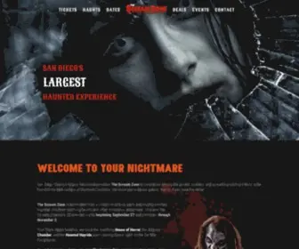 ThescreamZone.com(Drive-Thru Scream Zone) Screenshot
