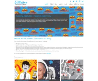 Thescribbler.co.uk(The Scribbler Illustration Design Hertfordshire) Screenshot