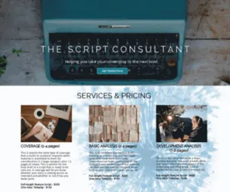 Thescriptconsultant.com(Main) Screenshot