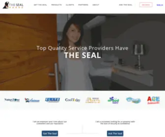 Theseal.com(Reputation Management And Consumer Security) Screenshot