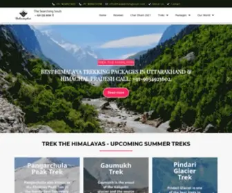 Thesearchingsouls.com(Explore The Himalayas) Screenshot