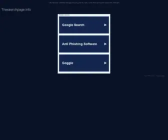 Thesearchpage.info(Thesearchpage info) Screenshot