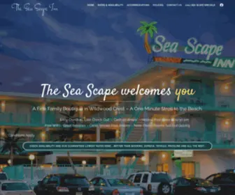 Theseascape.com(Wildwood Crest Motel) Screenshot