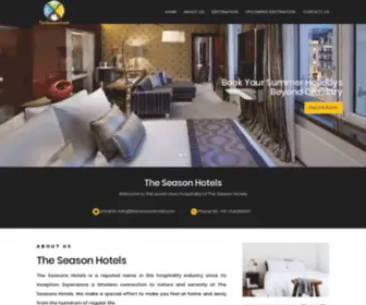 Theseasonhotels.com(The Season Hotel) Screenshot