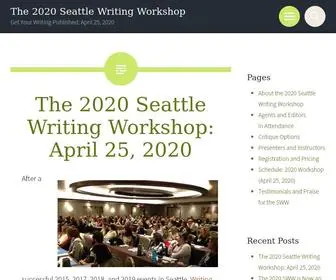 Theseattlewritingworkshop.com(Get Your Writing Published) Screenshot