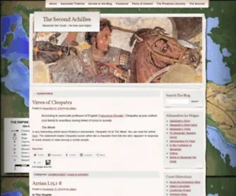 Thesecondachilles.com(Alexander the Great) Screenshot