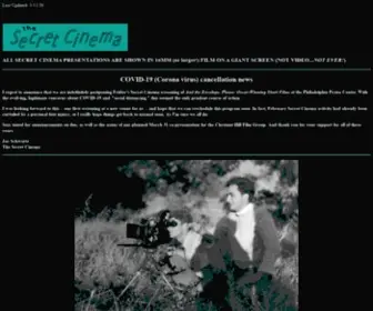 Thesecretcinema.com(Secret Cinema) Screenshot