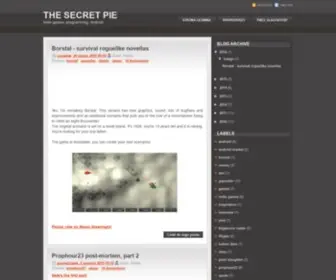 Thesecretpie.com(The Secret Pie) Screenshot