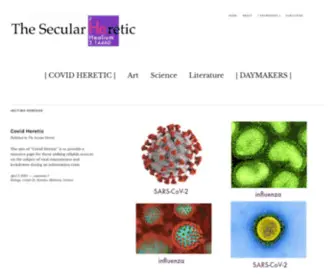 Thesecularheretic.com(The Secular Heretic) Screenshot