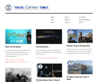 Thesecurioustimes.net(These Curious Times) Screenshot