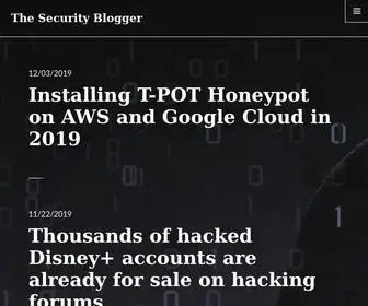 Thesecurityblogger.com(Security news) Screenshot