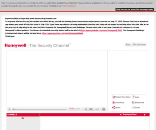 Thesecuritychannel.com(The Security Channel) Screenshot