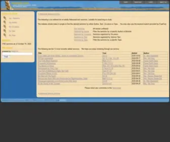 Theseed.info(Reformed Sermon Archive) Screenshot