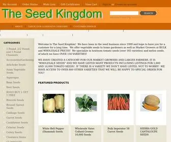 Theseedking.com(The Seed Kingdom) Screenshot