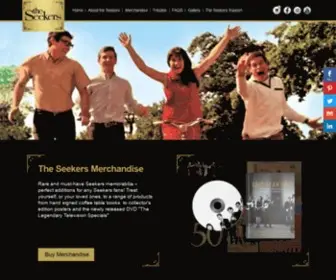 Theseekers.com.au(The Seekers Official Website) Screenshot