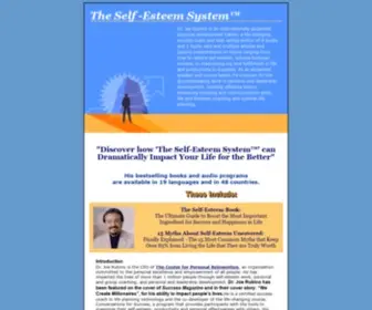 Theselfesteemsystem.com(The Self Esteem Book Home) Screenshot