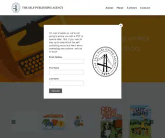 Theselfpublishingagency.com(The Self Publishing Agency) Screenshot