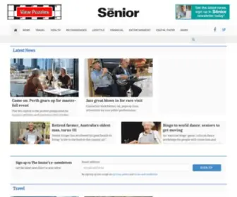 Thesenior.com.au(The Seniors News) Screenshot