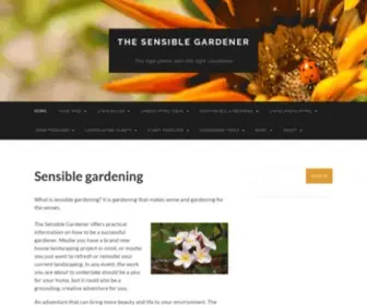 Thesensiblegardener.com(The right plants with the right conditions) Screenshot