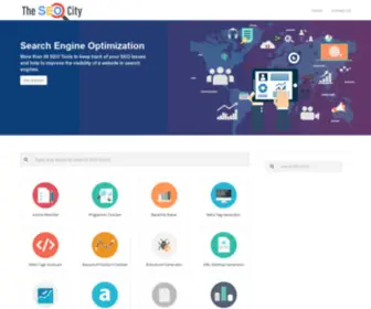 Theseocity.com(The SEO City) Screenshot