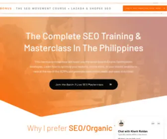 Theseomovement.com(SEO Masterclass) Screenshot