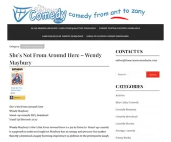 Theseriouscomedysite.com(The Serious Comedy Site) Screenshot