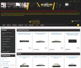 TheserverStore.com(The Server Store) Screenshot