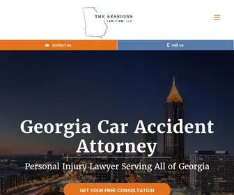 Thesessionslawfirm.com(Georgia Car Accident Attorney) Screenshot