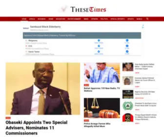 Thesetimesmedia.com(These Times Media Nigeria) Screenshot